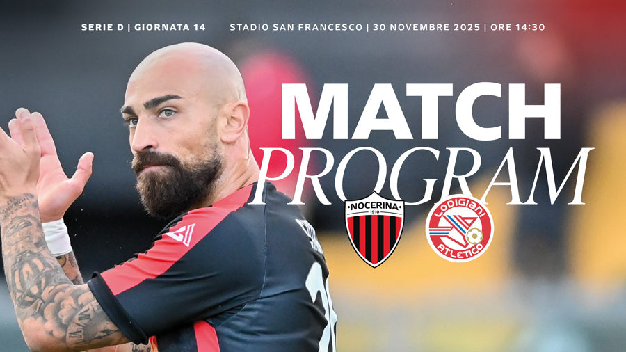 NOCERINA-ATL. LODIGIANI: il match program della 14ª giornata.