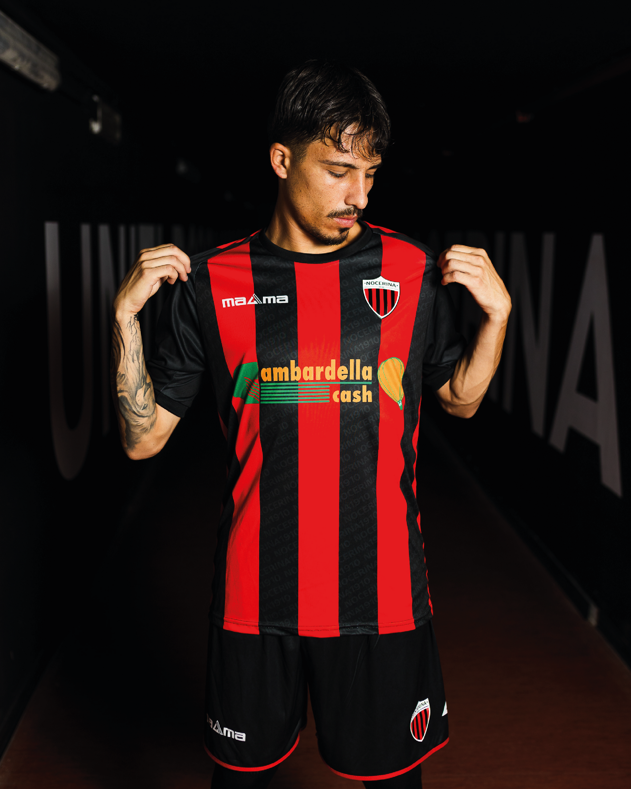 メッシーナ NOCERINO 25 サッカーシャツ メッシーナ NOCERINO 25 サッカーシャツ Maglia Match Home Nocerina 25/26